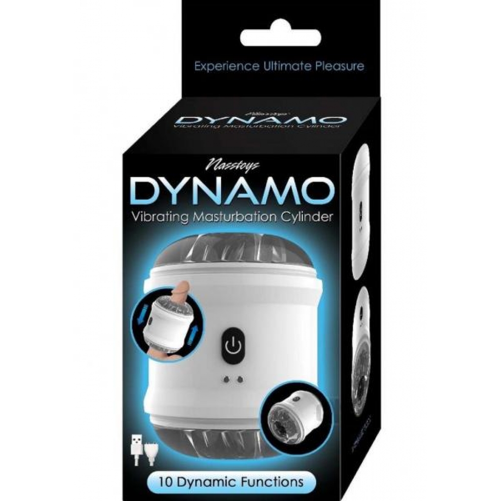 Dynamo Vibrating Masturbator Cup - White