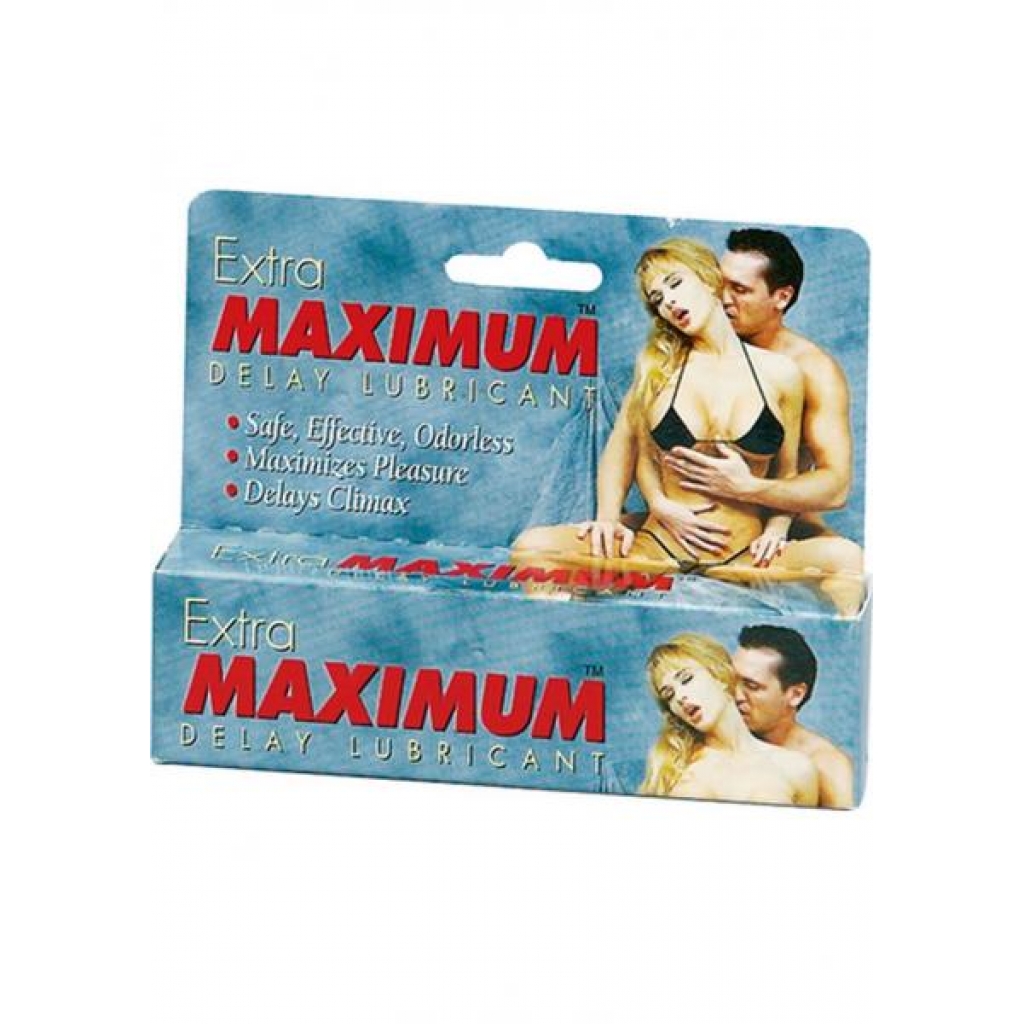 Extra Maximum Delay Lubricant Large 1.5 Ounce - Nasstoys