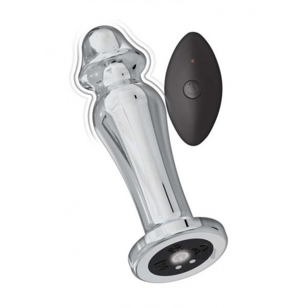 Ass-Sation Remote Metal Anal Lover Silver