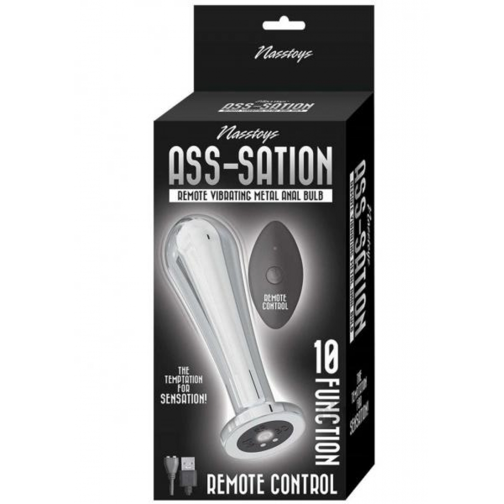 Ass-sation Anal Bulb Silver - Novelties By Nass-walk Inc