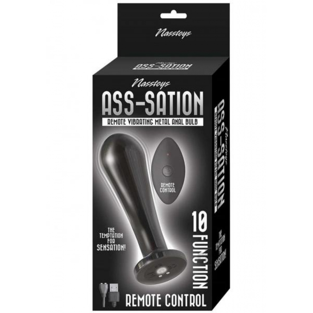 Ass-sation Anal Bulb Black - Novelties By Nass-walk Inc