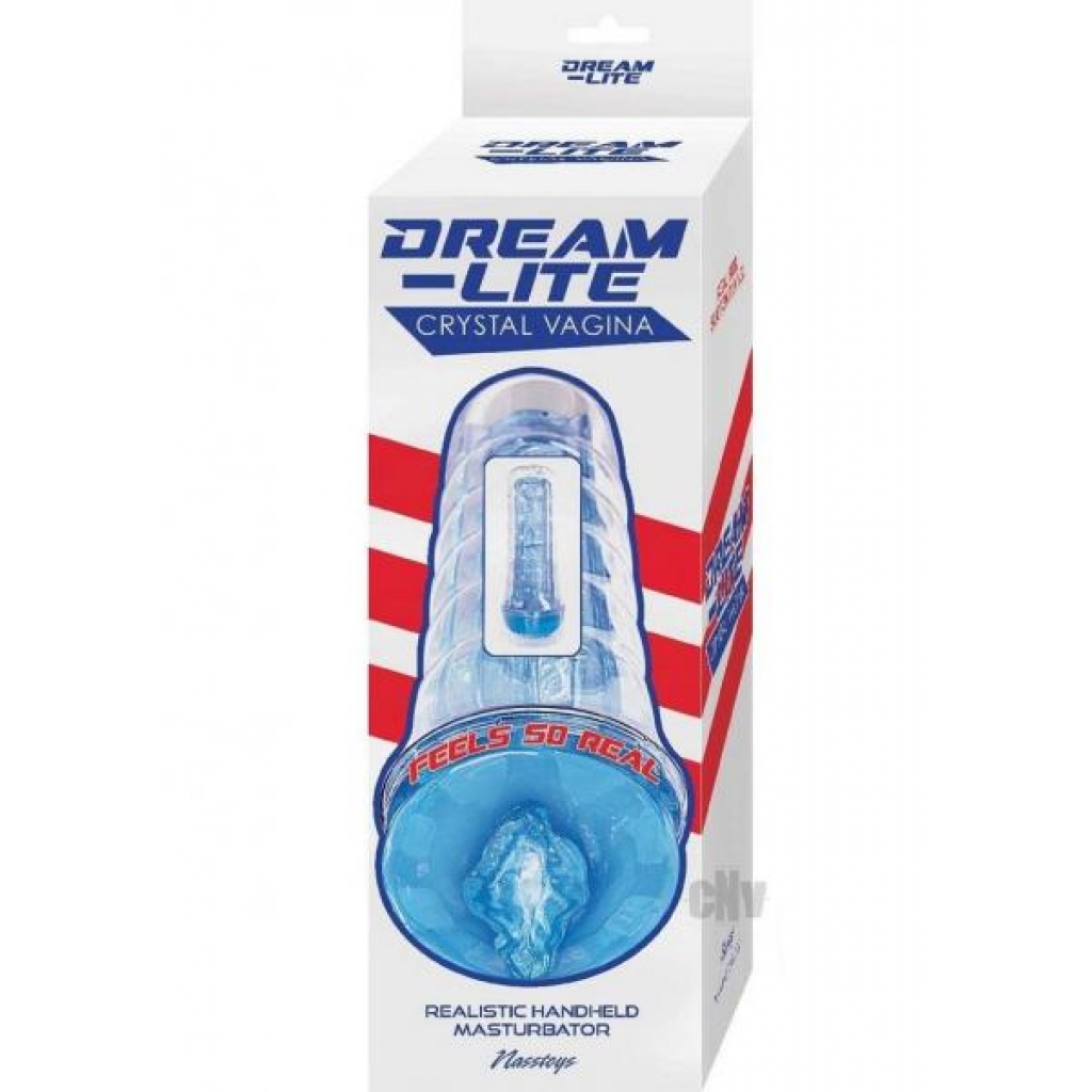 Dream-lite Crystal Vagina Masturbator - Blue