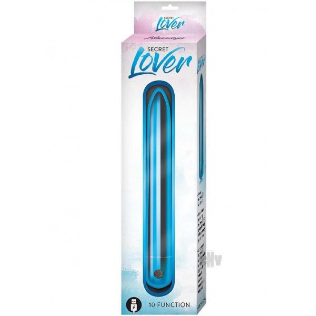 Secret Lover Blue Rechargeable Slimline Vibrator