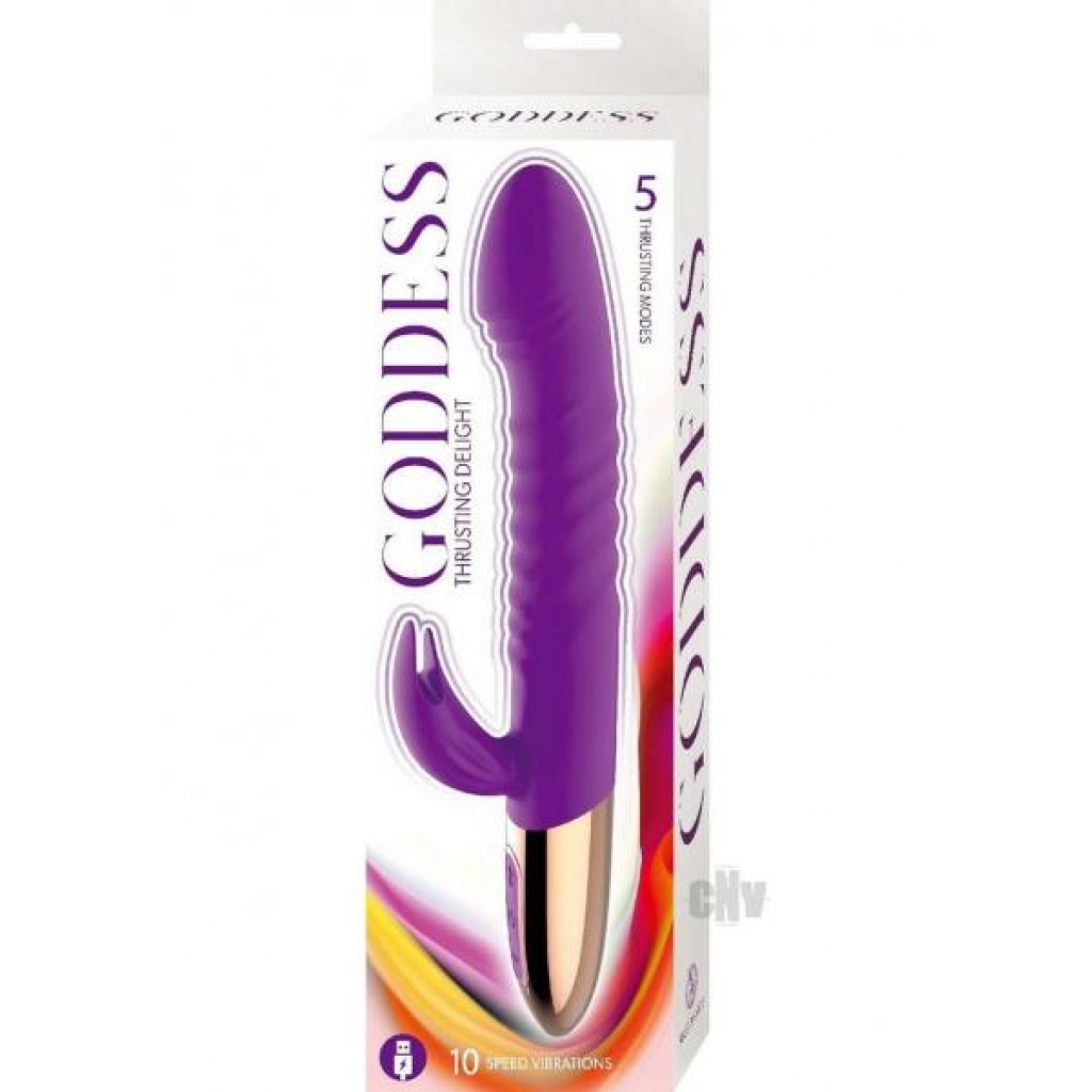 Goddess Thrusting Delight Purple - Novelties By Nass-walk Inc