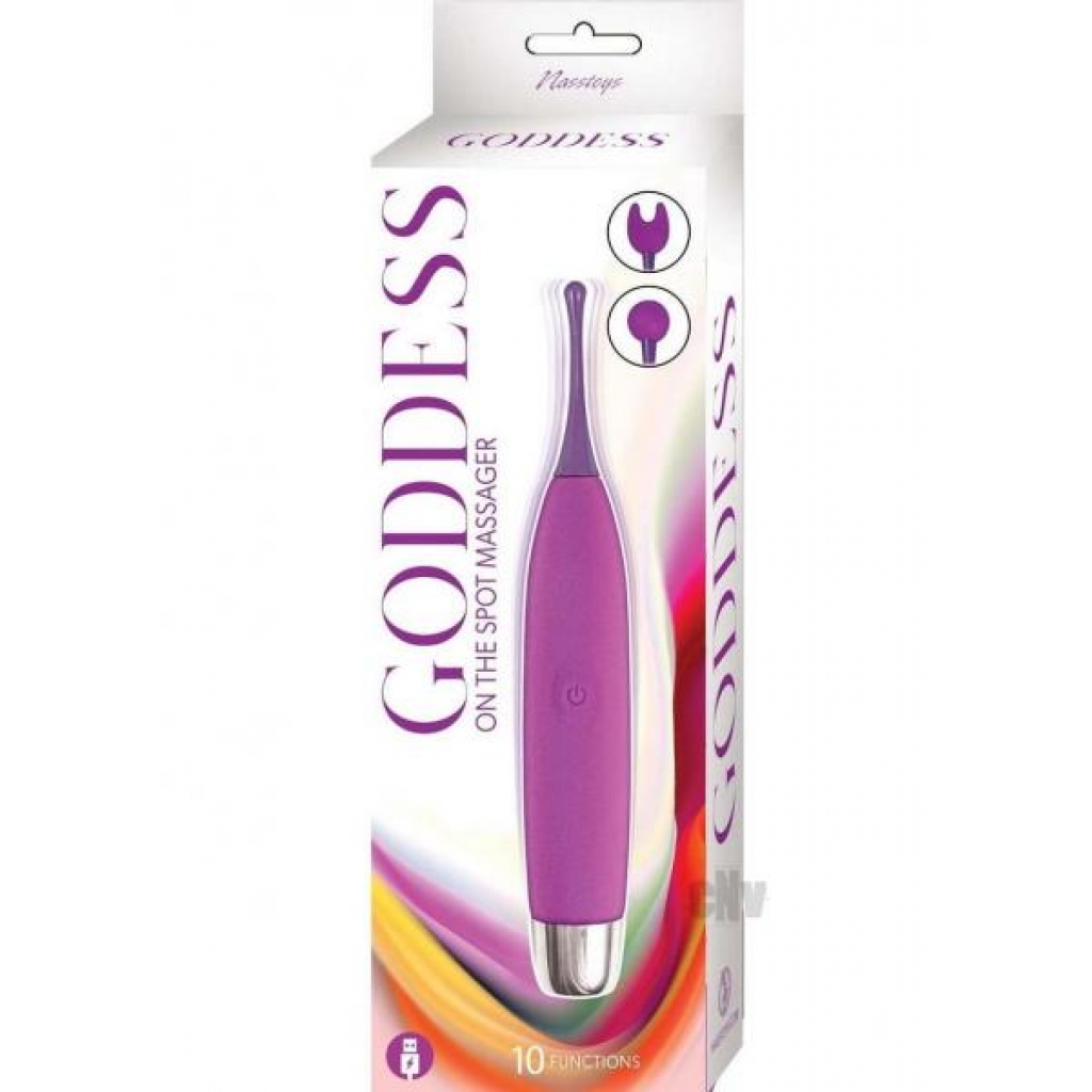 Goddess On The Spot Massager Purple - Novelties By Nass-walk Inc