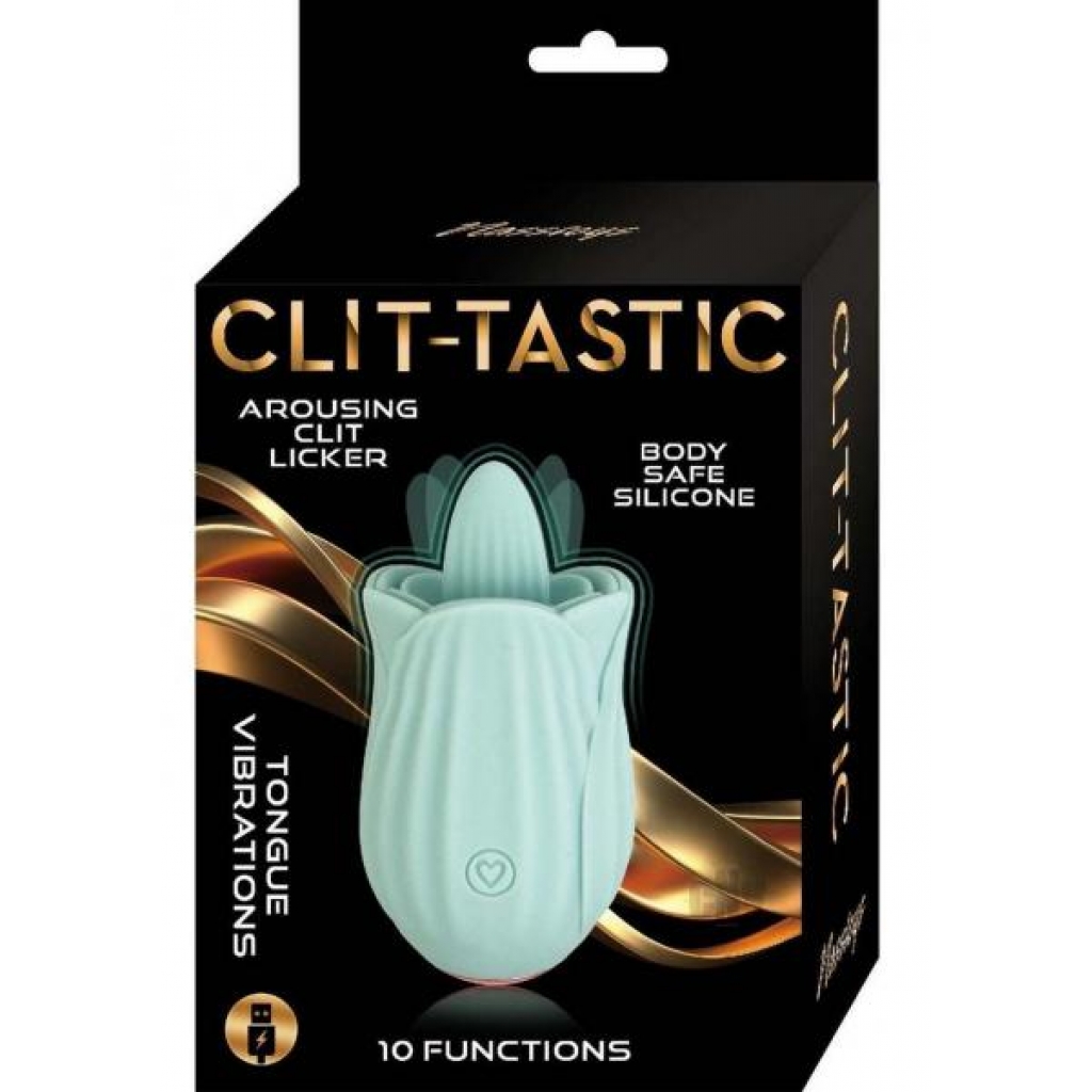 Clit-tastic Arousing Clit Licker Aqua - Novelties By Nass-walk Inc