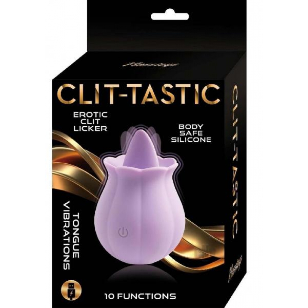 Clit Tastic Erotic Clit Licker - Sensational Rose-Inspired Stimulator