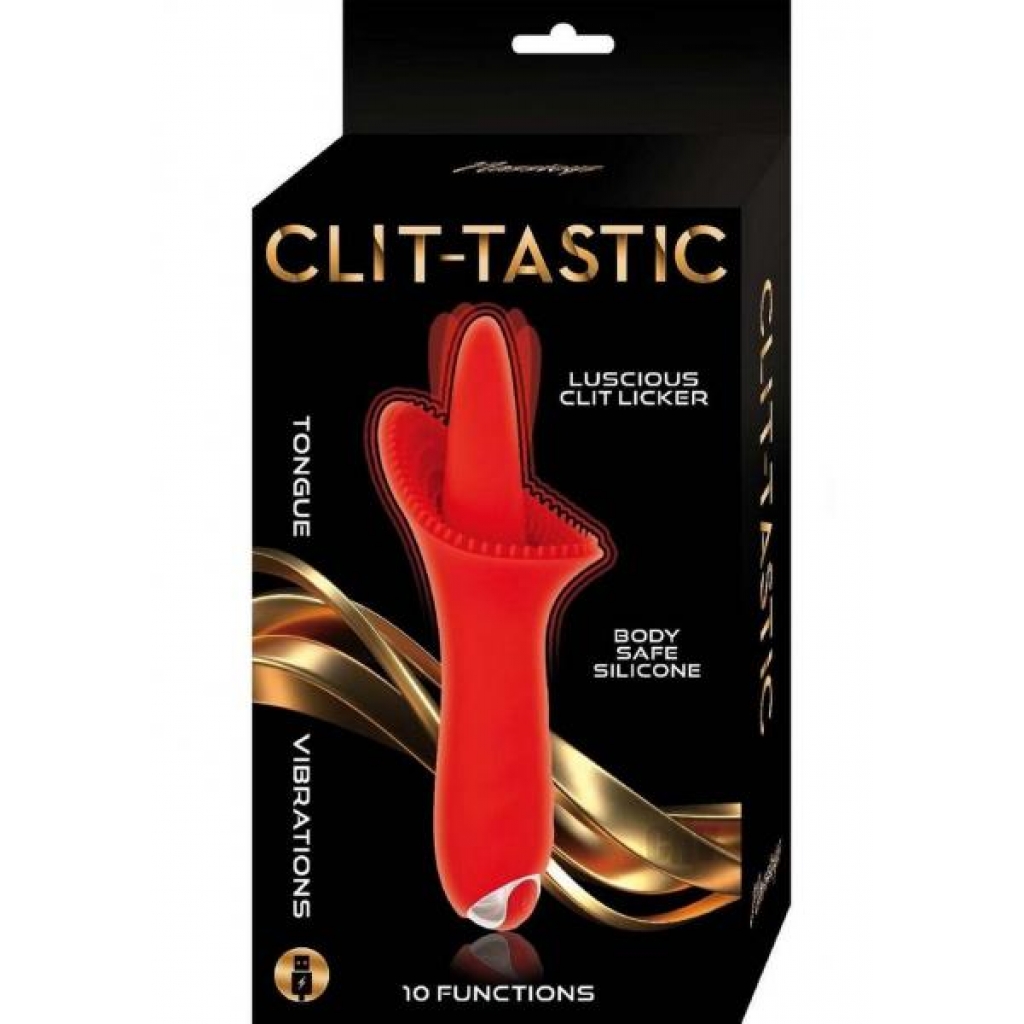 Clit Tastic Luscious Clit Licker - Red