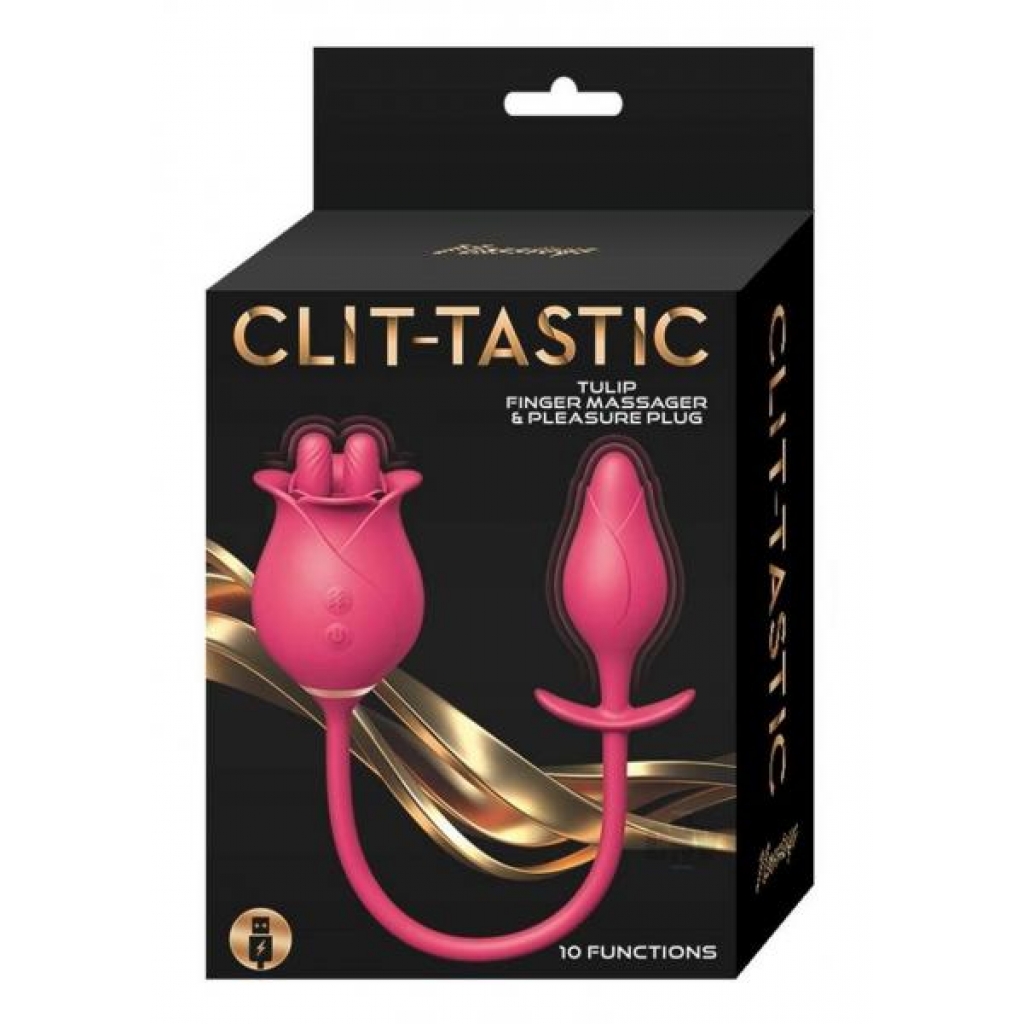 Clit Tastic Tulip / Pleasure Plug Rd - Novelties By Nass-walk Inc