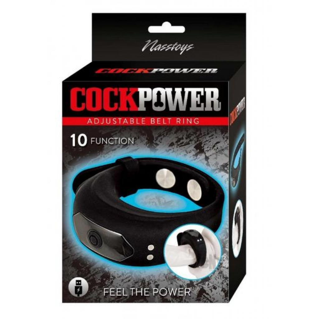 Cockpower Adjustable Belt Ring - Ultimate Stimulation