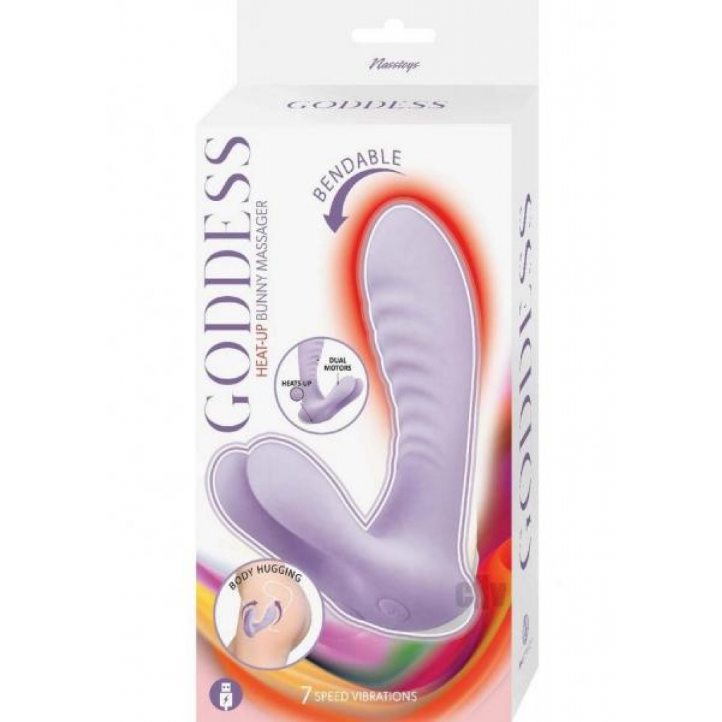 Goddess Heat Up Bunny Massager Lav