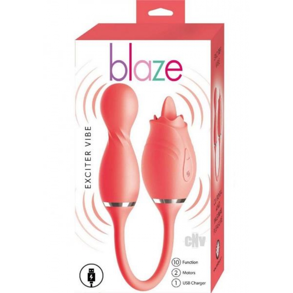 Blaze Exciter Vibe Coral - Novelties By Nass-walk Inc