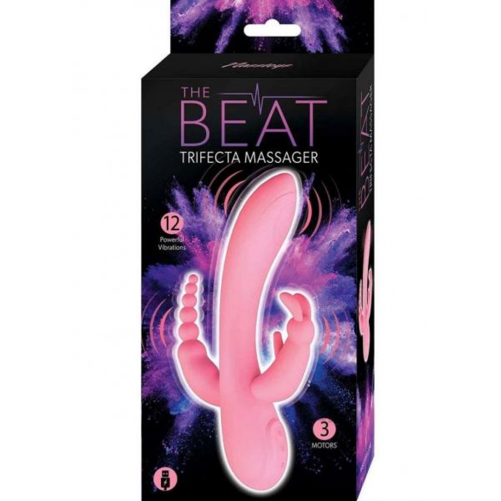 The Beat Trifecta Massager - Pink