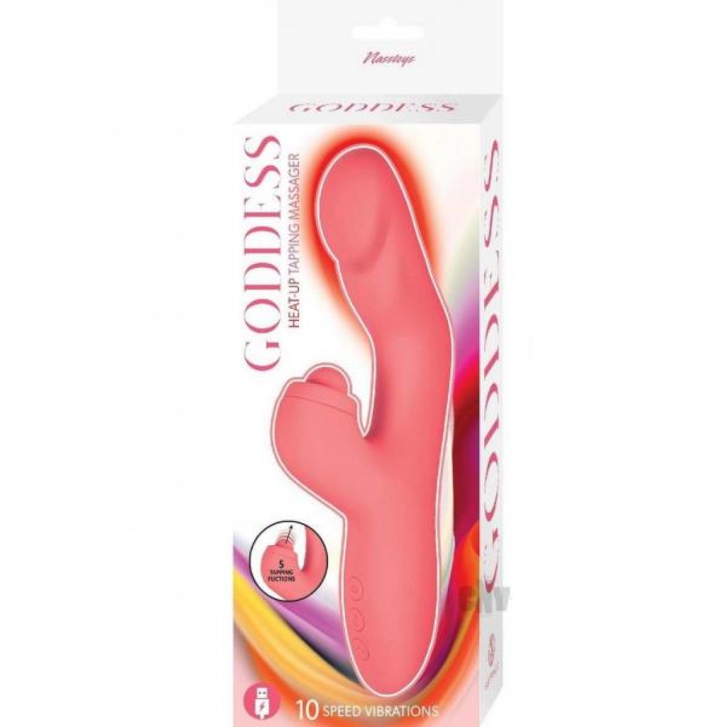 Goddess Heat Up Tapping Massager Coral