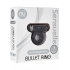 Sensuelle Bullet Ring 7 Function Cring Black - Novel Creations Toys