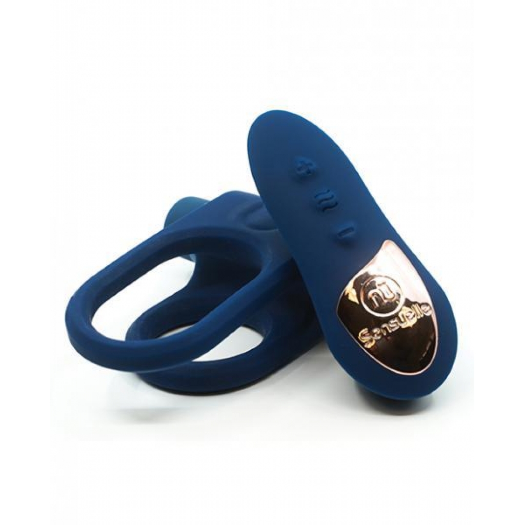 Sensuelle Silic Remote Bullet Ring Navy - Novel Creations Usa Inc