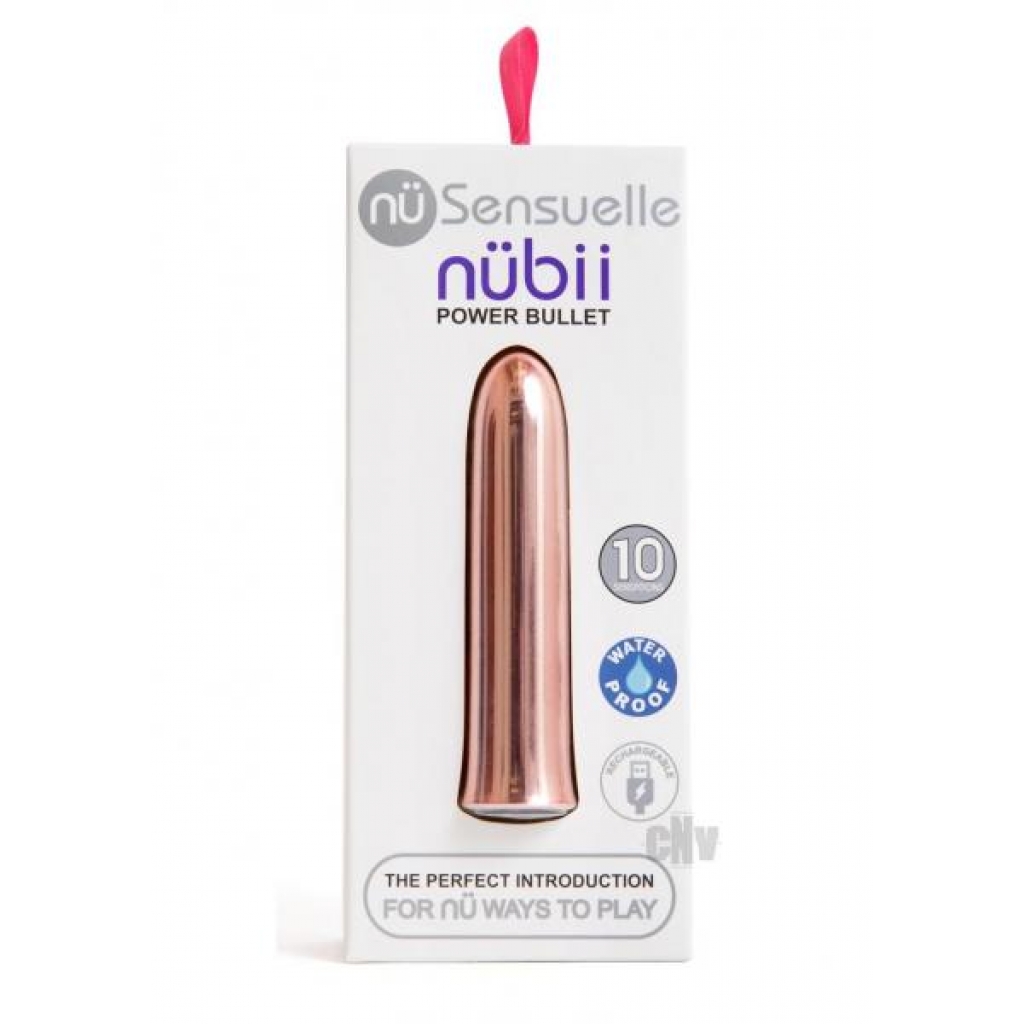 Sensuelle Nubii 15 Func Bullet Rose Gold - Novel Creations Usa Inc