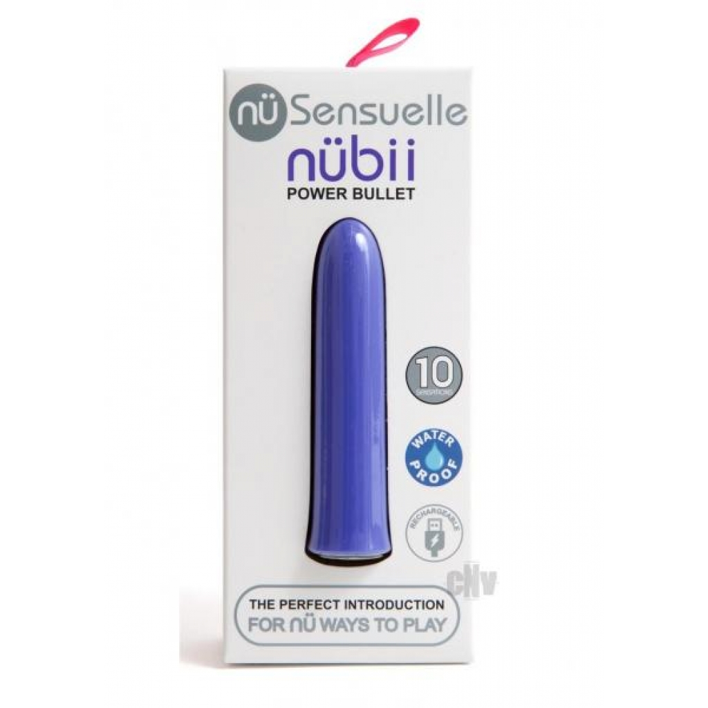 Sensuelle Nubii 15 Func Bullet Violet - Novel Creations Usa Inc