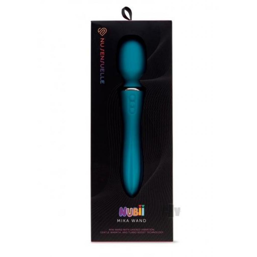 Sensuelle Mika Nubii Mini Wand Blue - Novel Creations Usa Inc