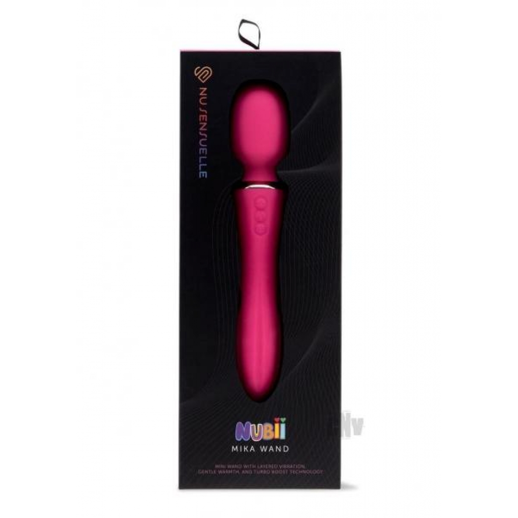 Sensuelle Mika Nubii Mini Wand Pink - Novel Creations Usa Inc