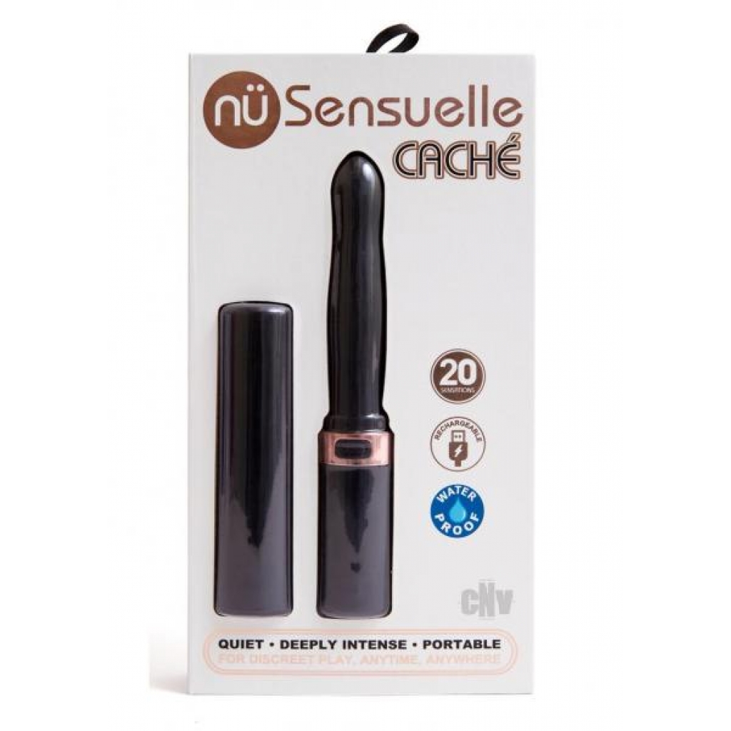 Sensuelle Cache 20 Func Vibe Black - Novel Creations Usa Inc