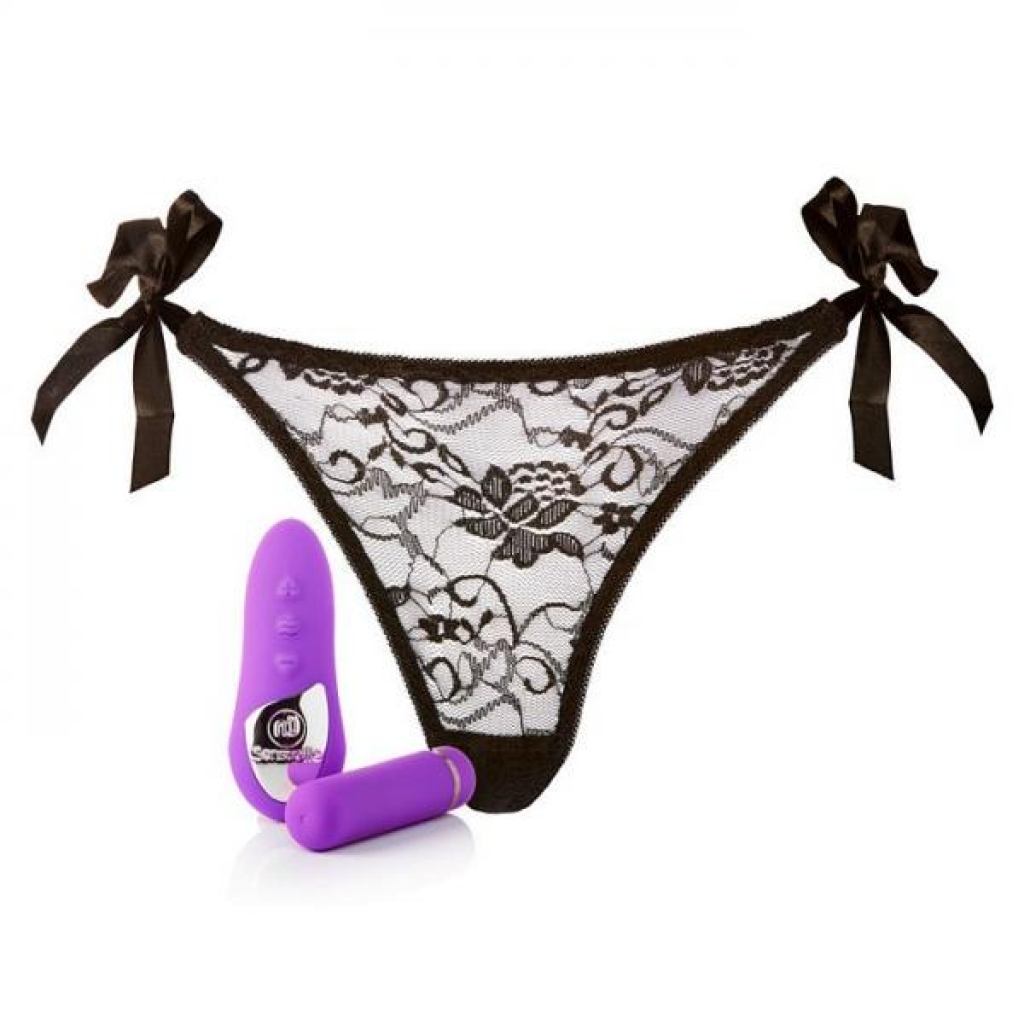 Sensuelle Pleasure Panty Bullet Remote Control Purple - Novel Creations Toys