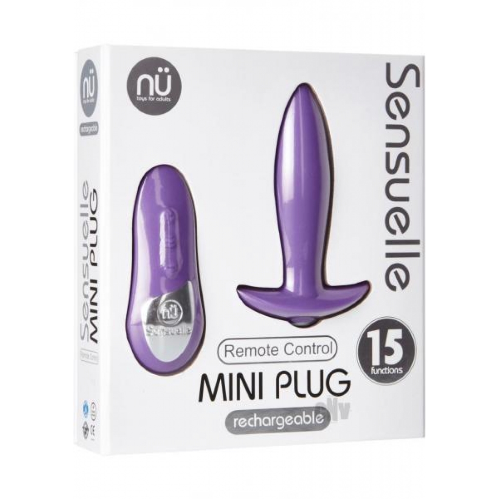 Sensuelle Remote Control Mini Plug - Versatile Pleasure