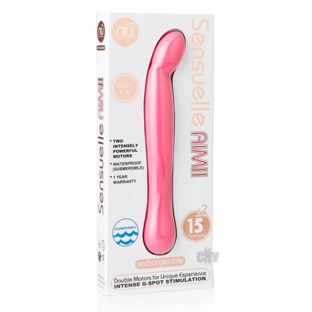 Sensuelle Aimii G-Spot Vibrator - 15 Functions - Pink