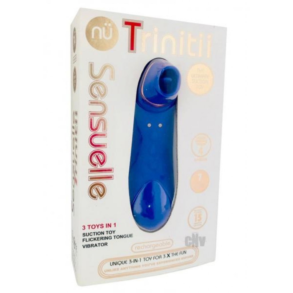 Sensuelle Trinitii Suction Tongue U-viol - Novel Creations Usa Inc