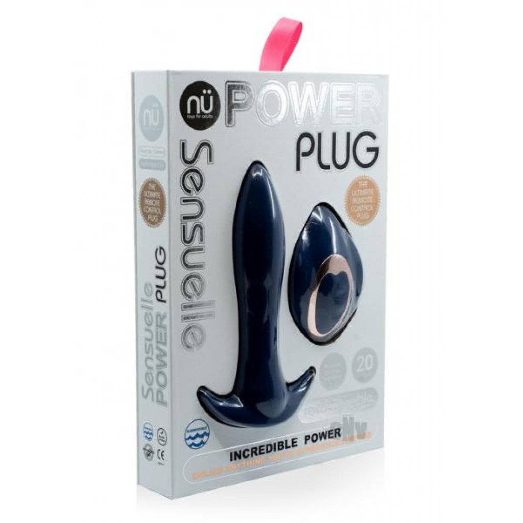 Sensuelle Power Plug Remote Nav - Blue