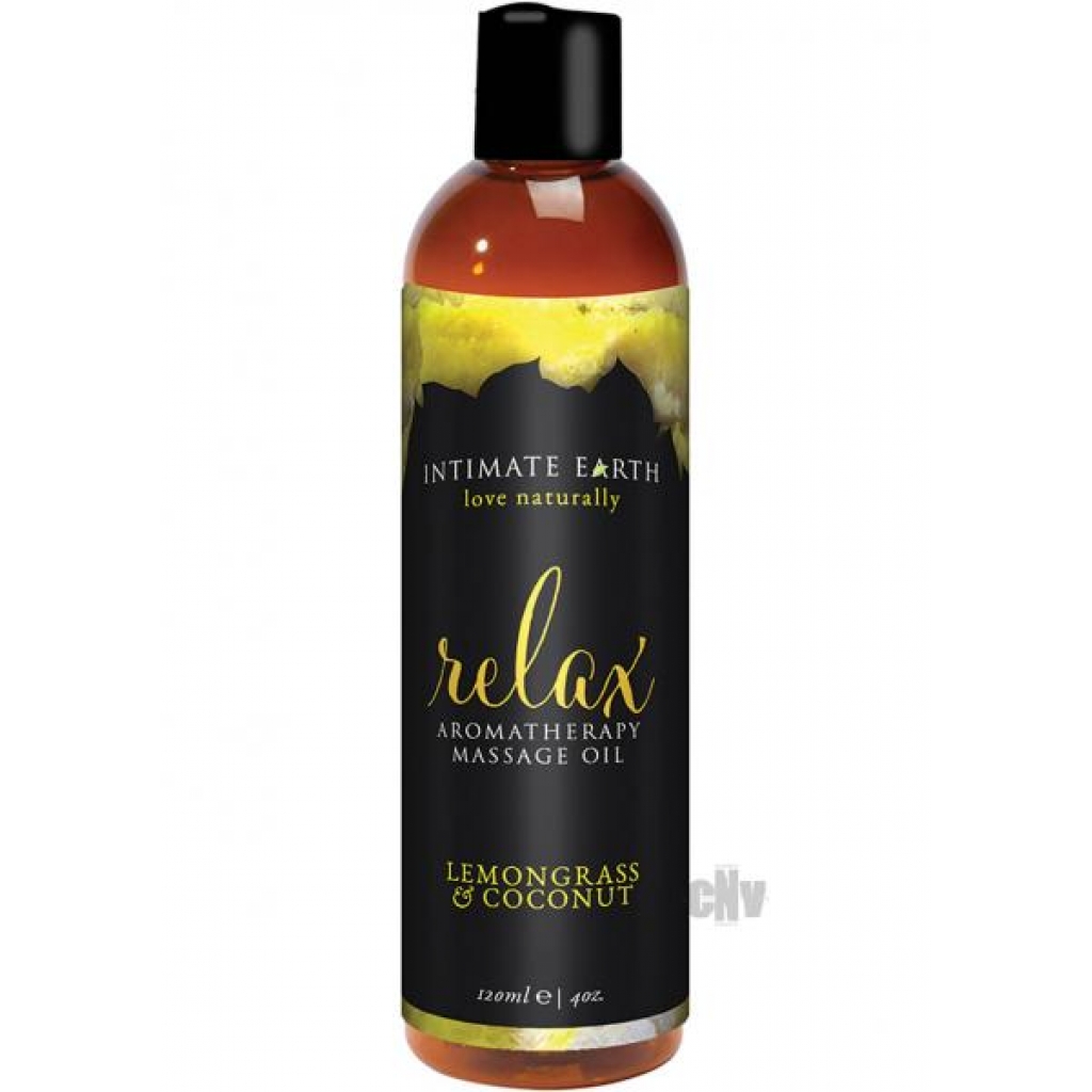 Intimate Earth Relax Massage Oil 4oz - Intimate Earth