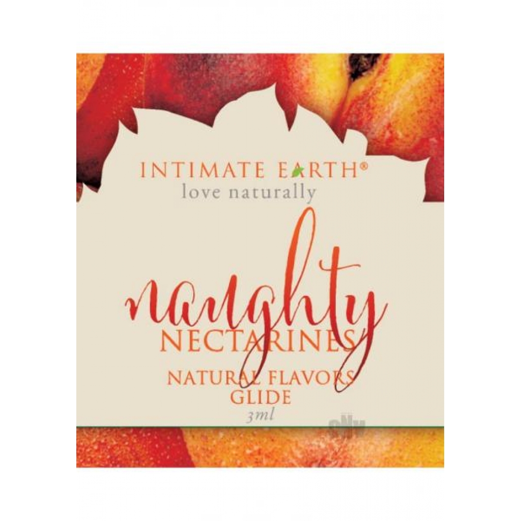 Intimate Earth Naughty Nectarines Glide Foil Pack .10oz - Intimate Earth