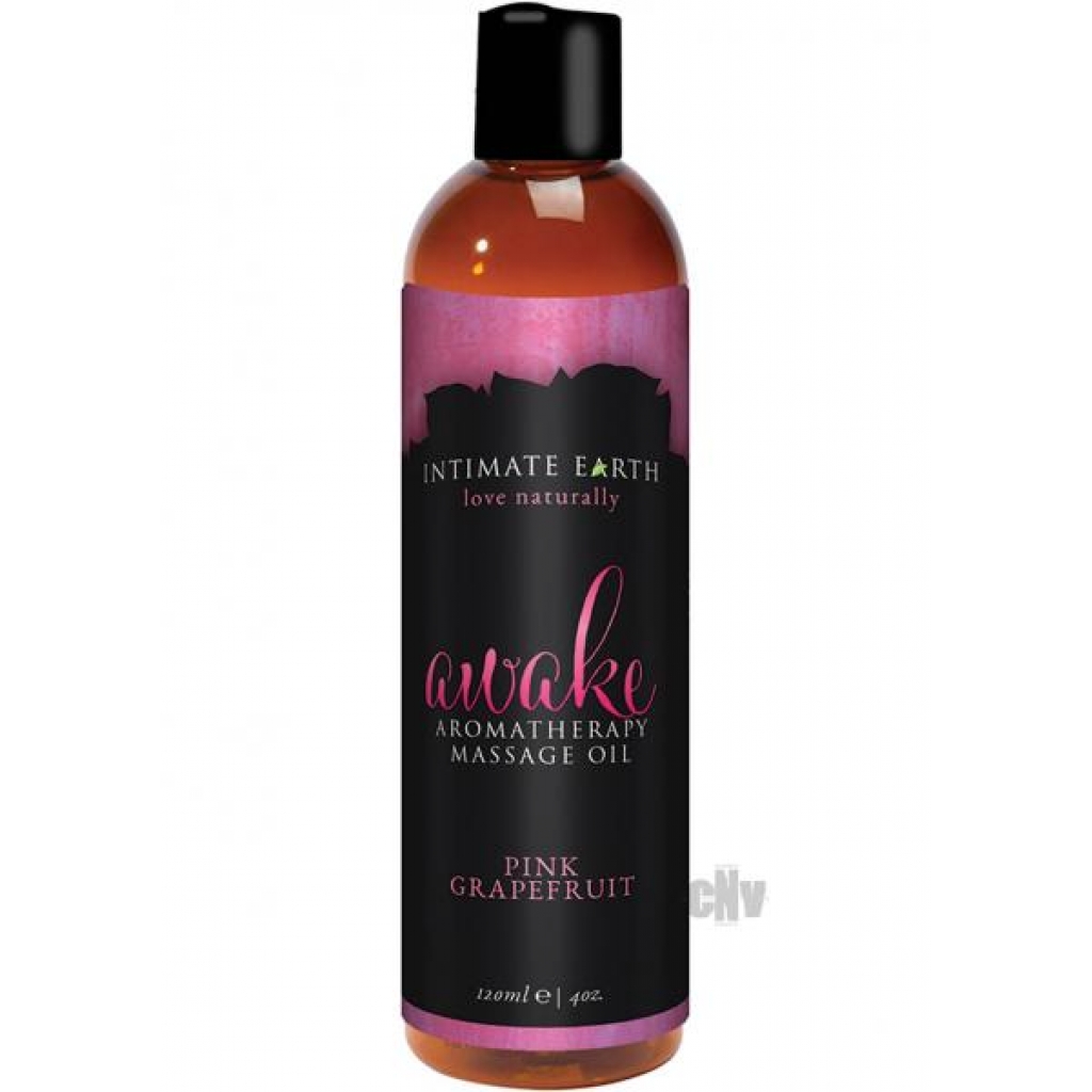 Intimate Earth Awake Massage Oil 4oz - Intimate Earth 