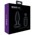 Nexus Ace Small Vibrating Butt Plug - Remote Control - Black