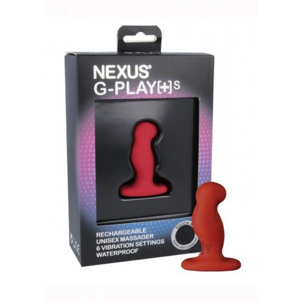 Nexus G-Play Small Unisex Vibrator - Red