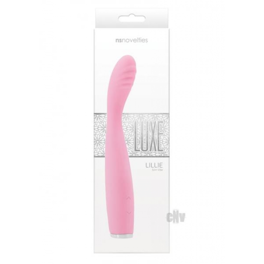 Luxe Lillie Rechargeable Vibrator in Pink