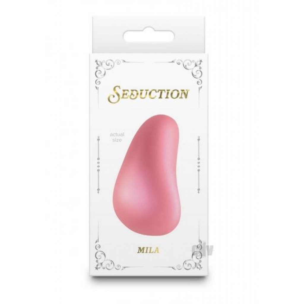 Mila Rose Gold Curved Vibrator - Seduction Style