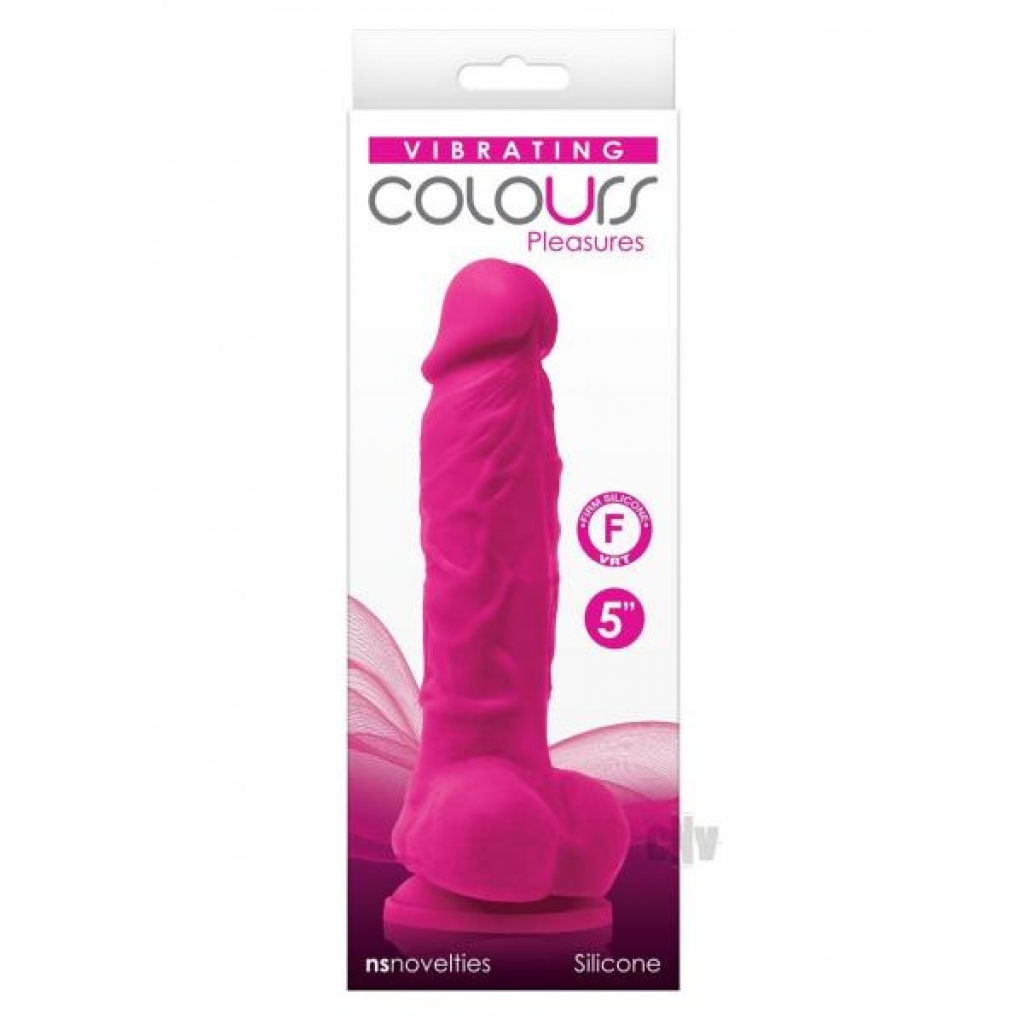 Colours Pleasures Dildo Vibe 5 Pink - New Sensations