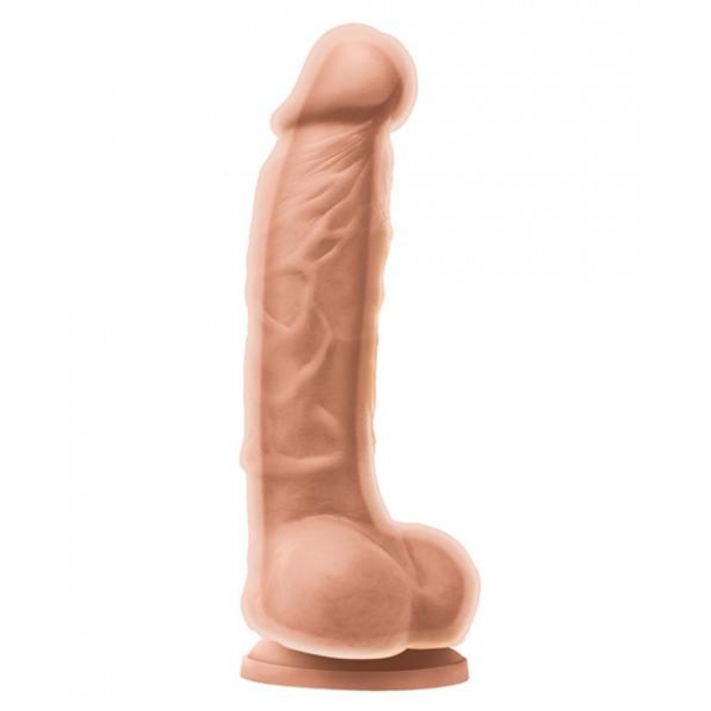 Colours Dual Density 5 inches Dildo Beige - Ns Novelties