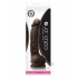 Colours Dual Density 5 inches Dark Brown Dildo - Ns Novelties