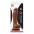 Colours Dual Density 8 inches Brown Dildo - Ns Novelties