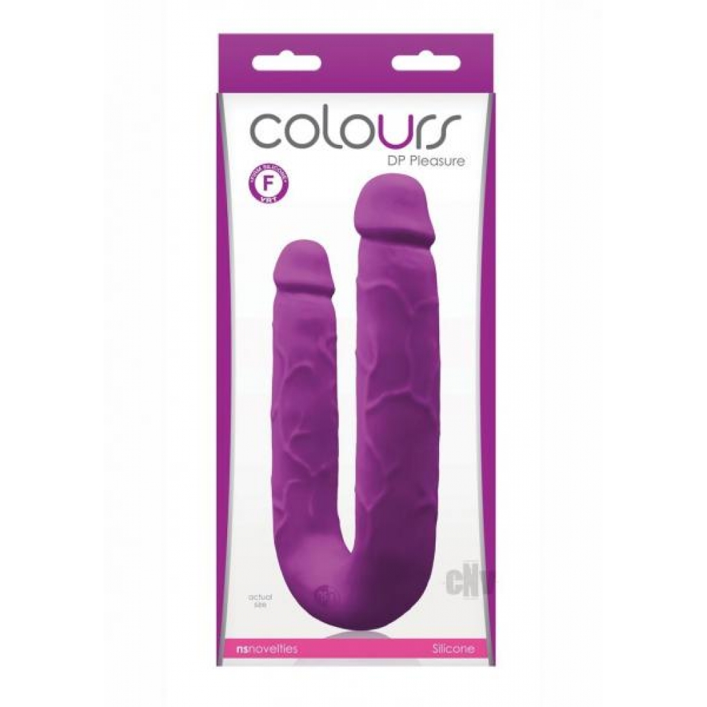 Colours DP Pleasures Double Dong - Purple