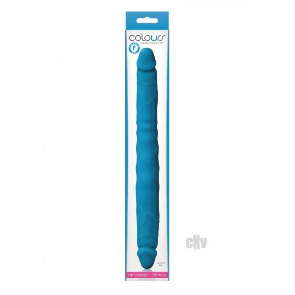 Colours Double Pleasures: Realistic Double-Ended Dildo in Blue