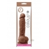 Colours Pleasures 5 inches Dildo Brown - Ns Novelties