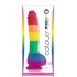 Colours Pride Edition 8 inches Dildo Rainbow - Ns Novelties