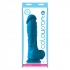 Coloursoft 8 inches Soft Dildo Blue - Ns Novelties