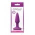 Colours Pleasures Mini Plug Purple - Ns Novelties