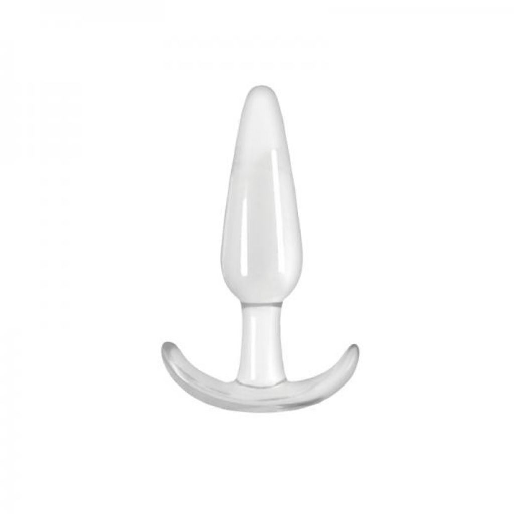 Jelly Rancher Smooth T-Plug – Clear Butt Plug