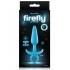 Glow-in-the-Dark Firefly Prince Small Butt Plug - Blue