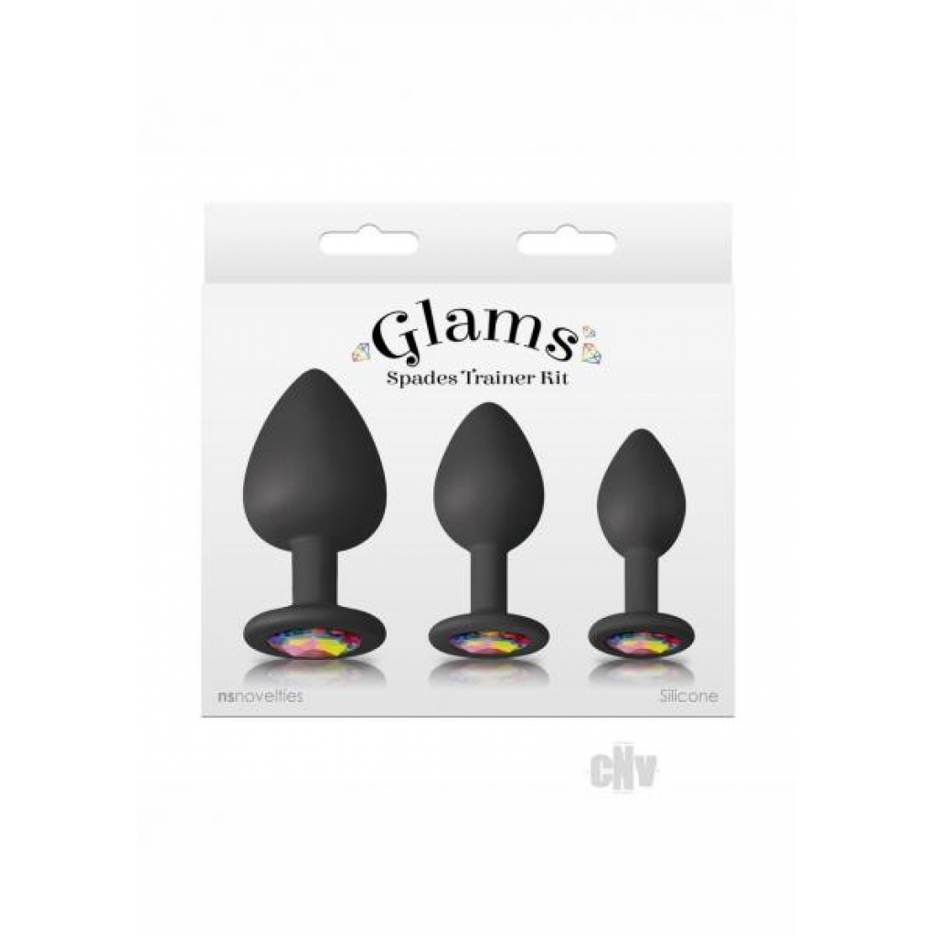 Glams Spades Trainer Kit Black - New Sensations